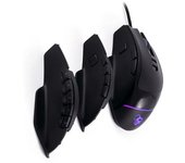 RATON COOLBOX DEEPGAMING PRO SWAP MODULAR NEGRO 5000DPI RGB