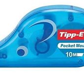 Tipp-ex pocket mouse cinta correctora 4.20mm x 10m - resistente - escritura instantanea - capuchon protector (10 uds)
