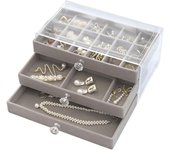 Caja de almacenamiento de joyas para pendientes