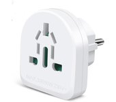 Adaptador clavija corriente de viaje, universal, apto para diversos paises