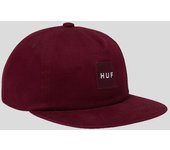 GORRA HUF SET BOX SNAPBACK CRIMSON