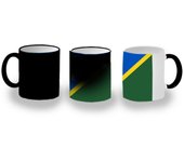 MERCHANDMANIA TAZA MÁGICA bandera islas salomon pais gobierno oceania magic mug