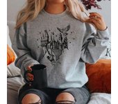 Wizard Castle Sweatshirt Believe In Magic Hoodies Magical School Sweatshirts Women Long Sleeve Pullover Wizard School Hoodie Top