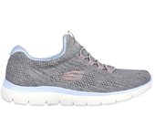 Zapatillas Skechers Summits Fun Flare Mujer Gris