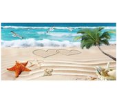 ARISE SHOP-Toalla de playa de poliéster,secado rápido,ligera, de gran tamaño,toallas superligeras para piscina, camping, picnic 70x140cm