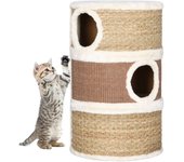 vidaXL Barril rascador para gatos hierba marina 60 cm