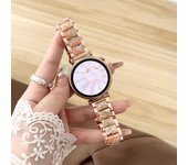 18mm 20mm 22mm Resin Strap for Huawei GT5 Pro 42mm GT5 41mm Stainless Steel Band for Samsung Galaxy Watch 7 6 5 40mm 44mm Women