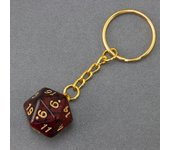 Galaxy D20 Dice Keychain Fashion Keyring Ornament Key Chain Pendant Men Kids Toys Gifts