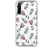 Funda Silicona Antigolpes para Xiaomi Redmi Note 8 (2019/2021) diseño Flores 01 Dibujos