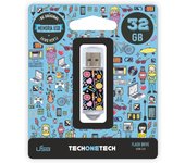 Techonetech candy pop memoria usb 2.0 32gb (pendrive)