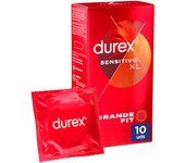 Durex - Preservativos Sensitivo Suave XL para Mayor Sensación Packs 10-20 condones para un sexo seguro