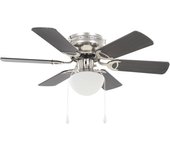 VidaXL Ventilador de techo Kugo con lámpara Ø82 cm