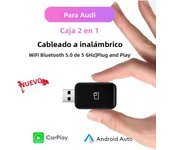 2024 New Mini Wireless CarPlay Android Auto Wireless Adapter  For Audi A3 A4 A5 A6 A7 A8 Q3 Q4 Q5 Q6 Q7 Q8 S4 S5 S6 RS4 RS5 RS6