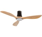 Ventilador de Techo con Luz LED Silencioso 3 Aspas 56W de Potencia | Modelo Dakota de Dayron | Ventilador de Techo con Mando a Distancia y 6 Velocidades Controlables