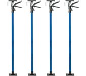 Tectake - 4 puntales de 115-290 cm  Puntales pack 4  extensible de 115 cm a 290 cm  Incluye dispositivo tensor y destensor
