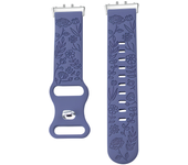 Prints Design Strap for Samsung Galaxy Fit 3 Watch Band Silicone Engraving Bracelet for Samsung Galaxy Fit3 Floral Wristband
