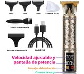 Electric Rechargeable Vintage T9 Man Shaver Trimmer USB Pusher Hair Man Beard Cutting Machine for Men Hair Clipper Shaver