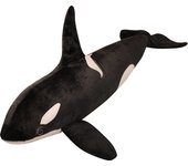 New Lifelike Orcinus Orca Black Killer Whale Plush Toys Big Fish Cloth Doll Shark Stuffed Sea Animals Children Birthday Gift