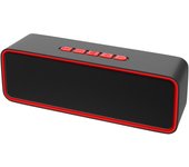 Altavoz Bluetooth portátil, Altavoz inalámbrico Bluetooth 5.0 con Graves estéreo 3D Hi-Fi, batería incorporada de 1500 mAh, Tiempo de reproducción 12H (Rojo)