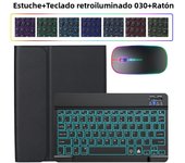 For Samsung Galaxy Tab A9 Plus 11 inch Case, Keyboard Case for Samsung Galaxy Tab A9+ 11 inch SM-X210/X216/X218