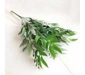 Silk Artificial Willow Bouquet Fake Green Leaves Party Wedding Backdrop Decoration Faux Foliage Vine DIY Plant Wreath