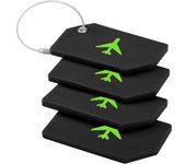 etiquetas de equipaje con etiqueta de dirección, etiqueta de equipaje, maleta con cable de acero inoxidable, etiqueta de equipaje para equipaje, maleta, bolso