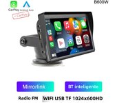 BQCC 7" IPS HD Portable MP5 Car Player Mirrorlink WIFI BT FM USB TF Autoradio Wireless Carplay Android Auto IOS Vehicle Stereo