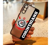 C-Corinthians Paulista For Samsung Galaxy S23 S22 S21 S20 S10 Note 20 10 FE Plus Ultra Lite Frosted Translucent Phone Case