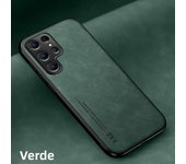 For Samsung S24 Ultra Magnetic Sheepskin Leather Case For Samsung Galaxy S23 Ultra S22 Plus S21 S20 S20FE S23FE S21FE Soft Cover