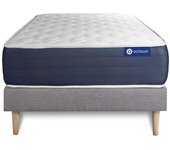Pack colchón Actilatex sleep 90x190cm + Somier, Látex y espuma viscoelástica, 5 zonas de confort