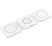 Cargador inalámbrico 3 en 1 de 15 W, estación de carga magnética rápida y plegable para iPhone 14 Pro Max/14/13/12/12 Pro/SE/11/XS, Samsung Galaxy, iWatch, AirPods Pro 2
