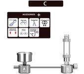 ZRDR Aquarium DIY CO2 generator system kit CO2 generator, bubble counter diffuser with solenoid valve,For / Aquatic plant growth
