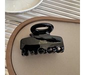 1pc Korean version gold standard wisp empty square high-end sense vinegar grip clip hair accessories hair clip for women