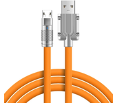 Cable de silicona liquida de carga super rapida de 120 W 6A MicroUSB