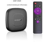 Caja elegante Android 13 del teatro casero TV con el asistente de Google Netflix que sigue las multimedias 2G16G 2, 4 G5G Wifi Allwinner H313 del reproductor de Bluetooth