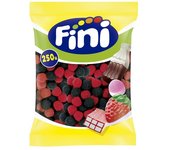 Fini Golosinas caramelos de goma Bolsa de 250u gran surtidos de modelos a elegir fresas salvajes,dedos brillos,dentaduras,huevos fritos,melones,tropy jelly,moras,melecoton,ladrillos,gusanos,huesos brillo,cerezas,beso,botella cola,calaveras,pulpos etc...