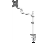 Neomounts Next Lite DS60-425WH1 Arm de monitor único, 17-27 pulgadas, 0-8 kg, ahorro de espacio, blanco