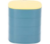 Organizador de Almacenamiento Giratorio Euroxanty con Espejo para Maquillaje y Joyas