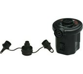 Hinchador eléctrico 3 Adaptadores, Inflador Bomba de Aire eléctrica, Funcion inflar y desinflar para Colchones, Flotadores, Piscinas...  Maxia Market