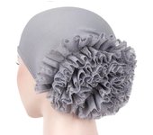 Muslim Fashion Women Hijab Scarf Stretch Turban Bonnet Tie Back Volumizer Underscarf Headband Indian Wrap Headwrap