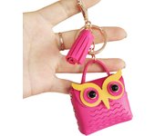 MultiPurpose Mini Owl-shaped Coin Purse Bags Fashionable Backpack Decoration Keychain Earphone Bag for Women Girls Small Pouch