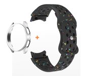 Soft Silicone Strap+Case for Samsung Galaxy Watch 7 6 5 4 40/44mm 5Pro45mm Sport Band for Galaxy Watch6 Classic 47/43mm Bracelet