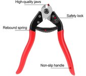 Cortador de cable de bicicleta, herramienta de reparación de cable de palanca de freno de bicicleta como regalo para cables y cables de bicicleta