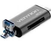 Lector de Tarjetas Externo Vention CCHH0/ USB 3.0