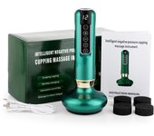 12/6 Levels Intelligent Vacuum Cupping Massager Negative Pressure Heating Wireless Scraping Apparatus Dredge Meridian Relax