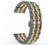 22mm 20mm Band for Samsung Galaxy Watch 3 4 5 45mm Gear S3 46mm 42mm Active2 40 44mm Stainless Steel Strap for Amazift BIP 2 GTR