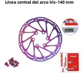 MTB Road Bike Brake Rotors Silver/Rainbow 140mm 160mm 180mm 203mm Mountain Bicycle Hydraulic Disc Brake Stainless Rotors