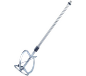 Paint and Mud Mixer Stirring Rod for Drill Agitator Mixing Rod Concrete Mortar Mixer, Silver
