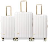maletas de viajes,pack maletas,juego de maletas,PC suitcase Spinner Wheels scratch-resistant Lightweight Spinner Expandable Suitcase,Universal wheel(3-Piece Set20"/24"/28")