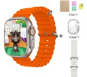 2025 New HK9 Ultra 2 MAX Smartwatch Bluetooth Call Heart Rate Detection Sports Mode Flashlight 1GB Memory AMOLED Compatible with Android IOS Smartwatch